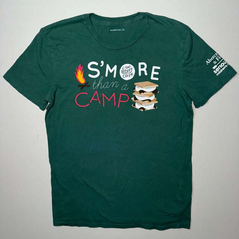 Abercrombie & Fitch Camp Boggy Creek S'more Than A Camp T-Shirt Size M